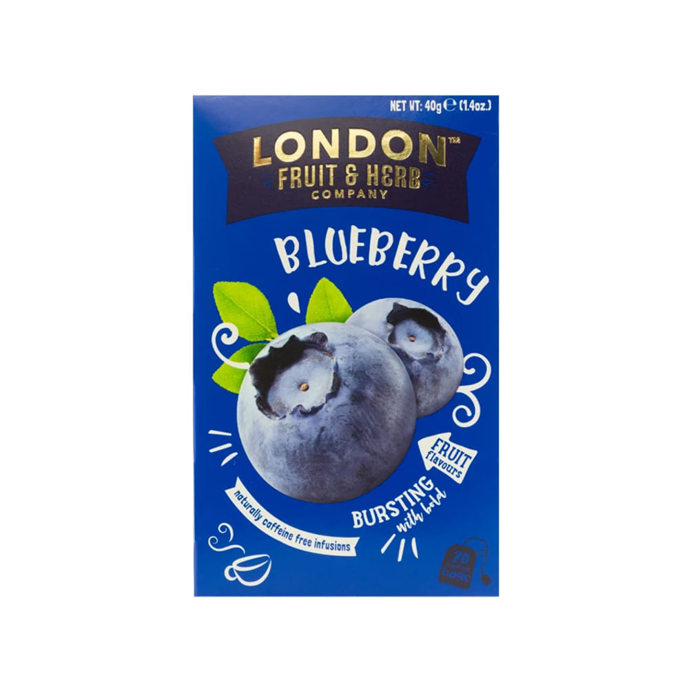 Ch Ingl s LONDON Fruit Herb Sabor Blueberry 40g