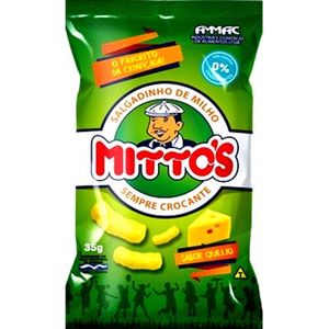 Salgadinho de Milho MITTO'S Queijo Pacote 35g