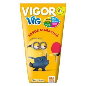 Bebida Adoçada VIGOR Vig Maracujá Meu Malvado Favorito Caixa 200ml