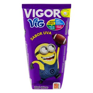 Bebida Adoçada VIGOR Vig Uva Meu Malvado Favorito Caixa 200ml