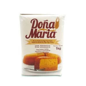 Farinha de Trigo com Fermento DONA MARIA Tipo 1 Pacote 1kg