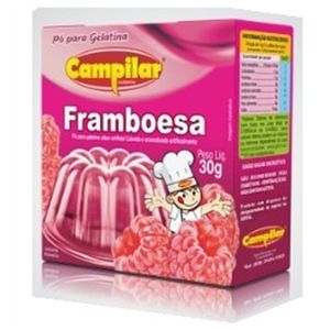 Gelatina CAMPILAR Framboesa Caixa 30g