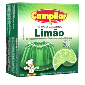 Gelatina CAMPILAR Limão Caixa 20g