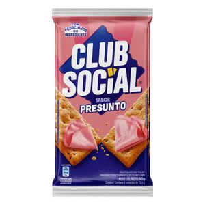 Biscoito CLUB SOCIAL Presunto Pacote 141g