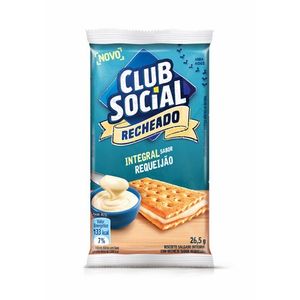 Biscoito CLUB SOCIAL Integral Requeijão Pacote 26,5g