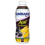 Bebida Láctea UNIBABY Açai com Banana Garrafa 850g