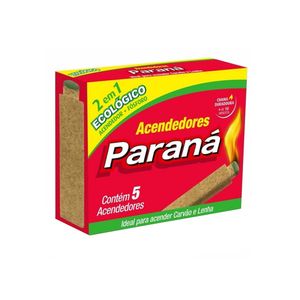 Acendedor mais Fósforo PARANÁ Ecológico Caixa 5un