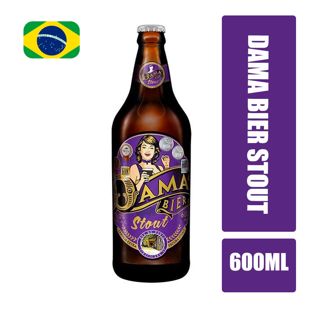 Dama Hop Lager 600ml - 6 Unidades - Dama Bier