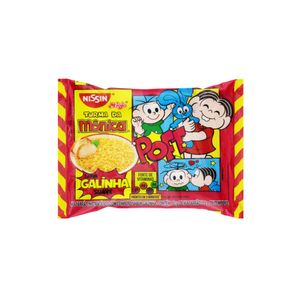 Macarrão Instantâneo NISSIN Turma da Mônica Galinha Suave Pacote 85g