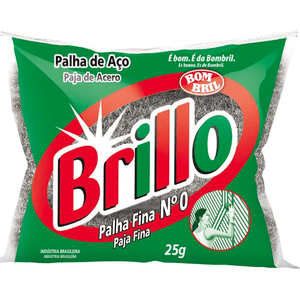 Palha de Aço Brillo Pacote Nº0