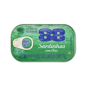 Sardinha com Óleo 88 Lata 125g