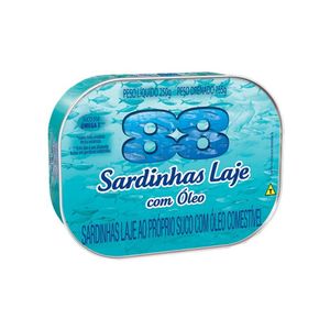 Sardinha Laje ao Óleo 88 Lata 250g