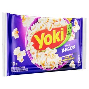 Pipoca de Microondas CAMPILAR Bacon com Sal Pacote 100g