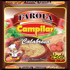 Farofa Mandioca Calabresa Campilar 250g