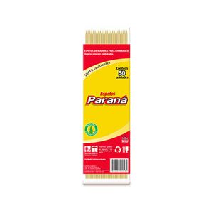 Espeto PARANÁ Madeira 50un
