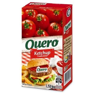 Ketchup Tradicional QUERO Caixa 1,150kg