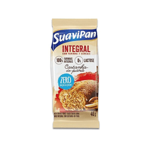 Bolinho Integral SUAVIPAN Castanha do Pará Pacote 40g