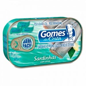 Sardinha GOMES DA COSTA Light 125g