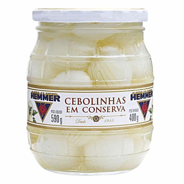 Cebolinhas em Conserva Hemmer Pote de Vidro 590g