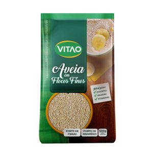 Aveia Flocos Finos VITAO Pacote 500g