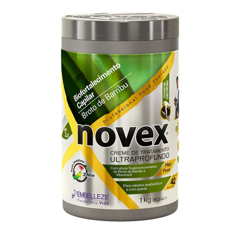 Creme de Tratamento NOVEX Broto de Bambu Pote 1kg