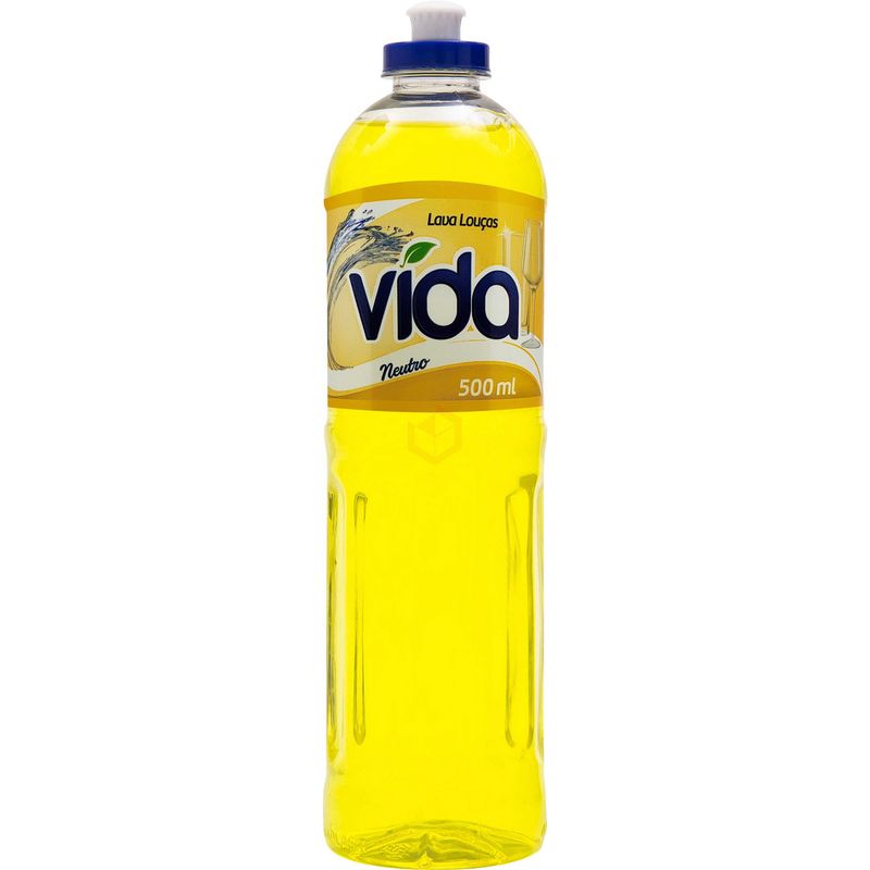 Detergente Líquido VIDA Neutro Frasco 500ml