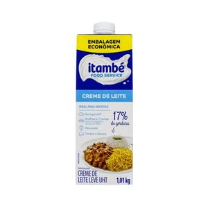 Creme de Leite UHT ITAMBÉ Food Service 17% de Gordura Caixa 1,01kg