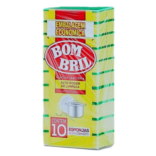 Conjunto Esponja Bombril Multiuso 10un