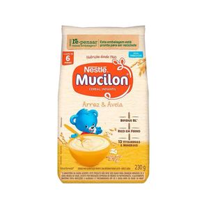 Mingau Mucilon NESTLÉ de Arroz e Aveia Sachê 230g