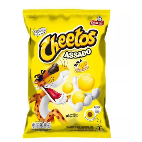 Salgadinho de Milho Bola Queijo Suíço Elma Chips Cheetos Pacote