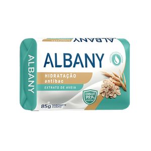 Sabonete ALBANY Hidratação Antibac Extrato de Aveia Barra 85g