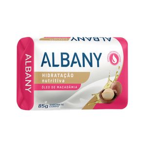 Sabonete ALBANY Hidratação Nutritiva Óleo de Macadâmia Barra 85g