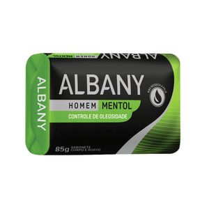 Sabonete ALBANY Homem Mentol Controle de Oleosidade Barra 85g
