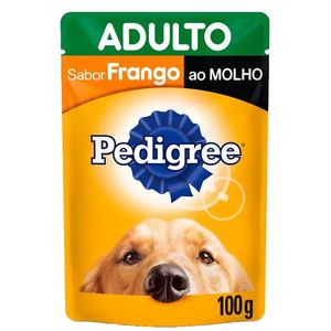 Ração Úmida Para Cães PEDIGREE Pró Vital Frango Ao Molho Adulto Sachê 100g