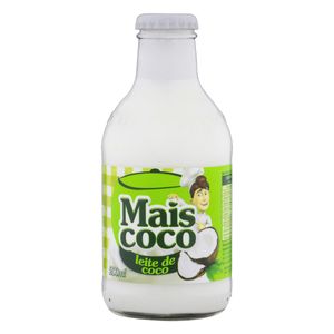 Leite de Coco Mais Coco Vidro 200ml