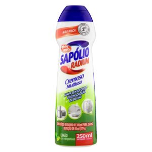 Saponáceo Cremoso Multiuso Limão Sapólio Radium Squeeze 250ml