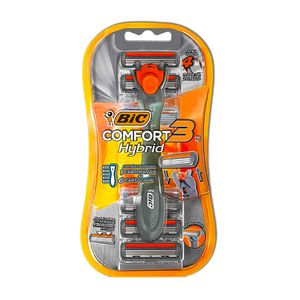 Aparelho de Barbear BIC Confort 3 Hybrid 1un com 6 Cargas