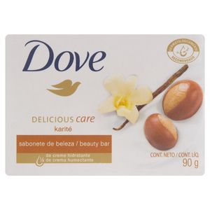 Sabonete DOVE Delicious Care Karité e Baunilha Barra 90g