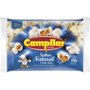 Pipoca de Microondas CAMPILAR Sabor Manteiga Pacote 100g