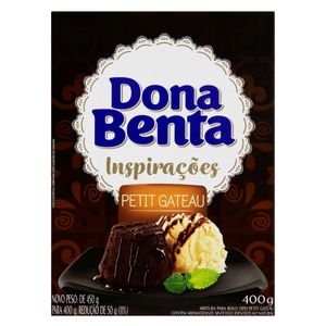 Mistura para Bolo Petit Gâteau Dona Benta Inspirações Caixa 400g
