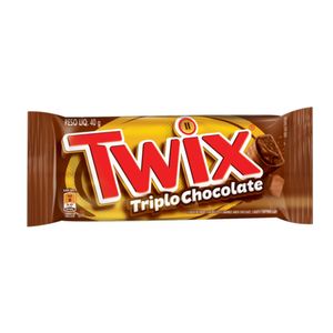 Chocolate Triplo Chocolate Twix Barra 40g