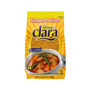 Tempero Misto Sem Cominho DONA CLARA Pacote 100g