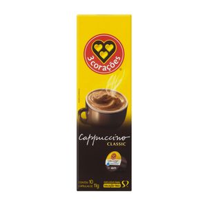 Cápsula de Café Cappuccino TRÊS CORAÇÕES CLASSIC Caixa 10un
