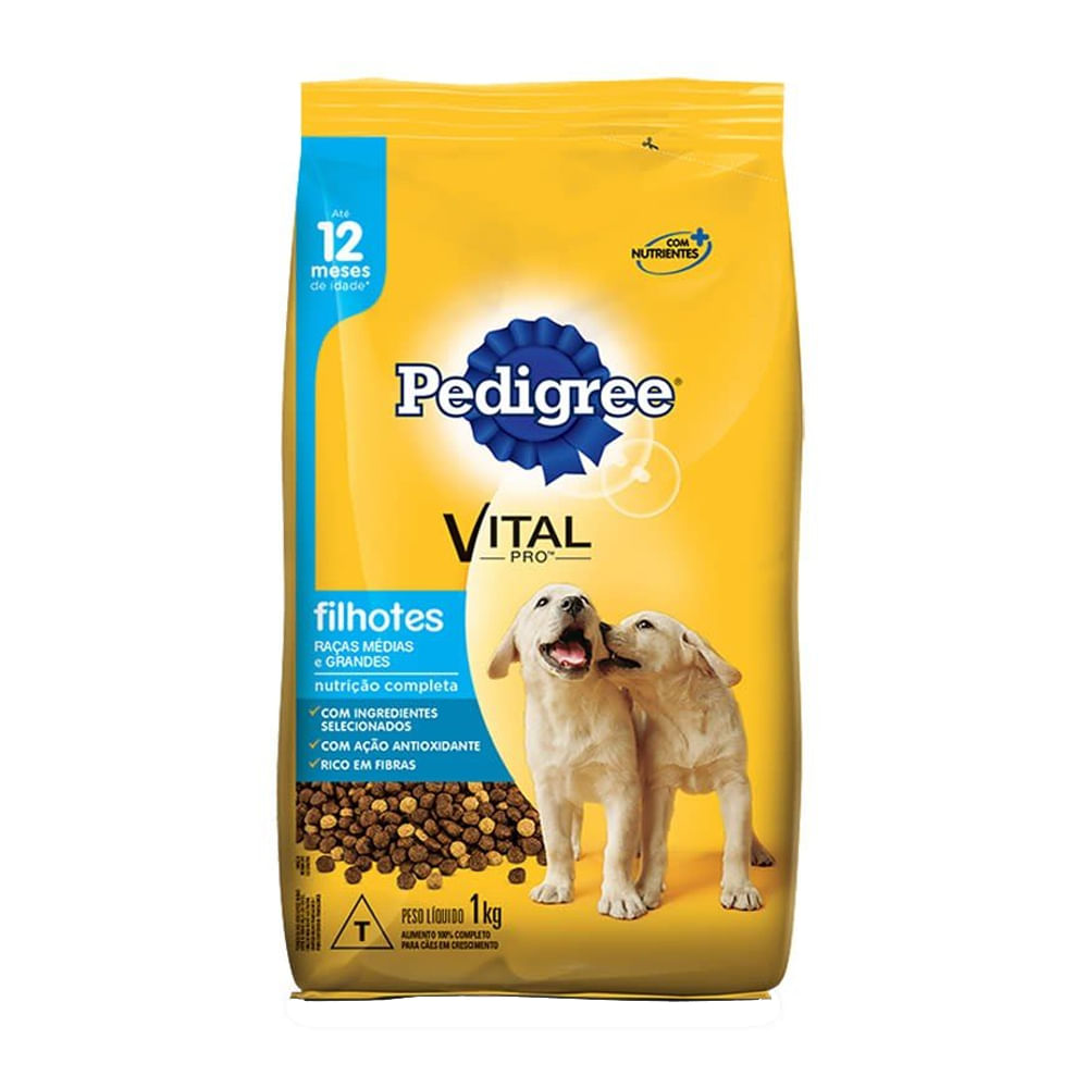 Racao para Caes PEDIGREE Vital Pro Filhote Pacote 1Kg Nova Era