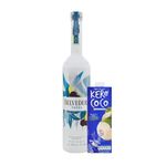 Kit Vodka BELVEDERE Summer Limited 700ml 1un & Água de Coco Esterilizada Kero Coco