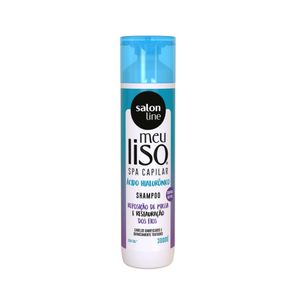 Shampoo Meu Liso SALON LINE Ácido Hialurônico frasco 300ml