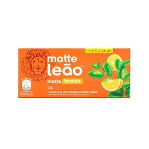 Chá Matte LEÃO Laranja caixa 25un