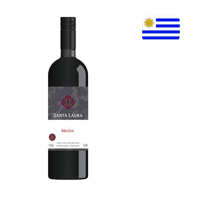 Vinho Tinto Uruguaio SANTA LAURA Merlot