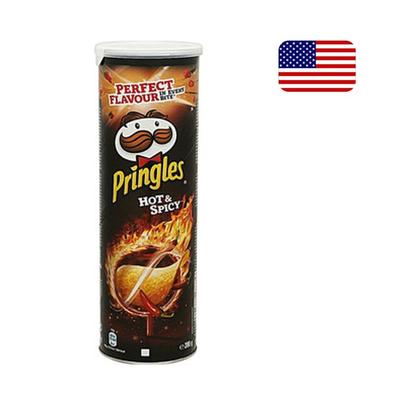 Batata PRINGLES Hot & Spicy Pote 165g