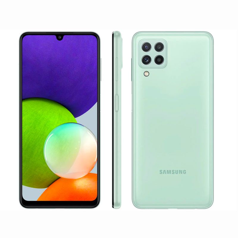 Smartphone SAMSUNG Galaxy A22 128GB Tela 6.4'' 4G RAM Verde